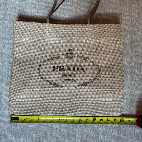 New! Prada Raffia Beach Tote - St. Barths exclusive. Never used! - Picture 3 of 13